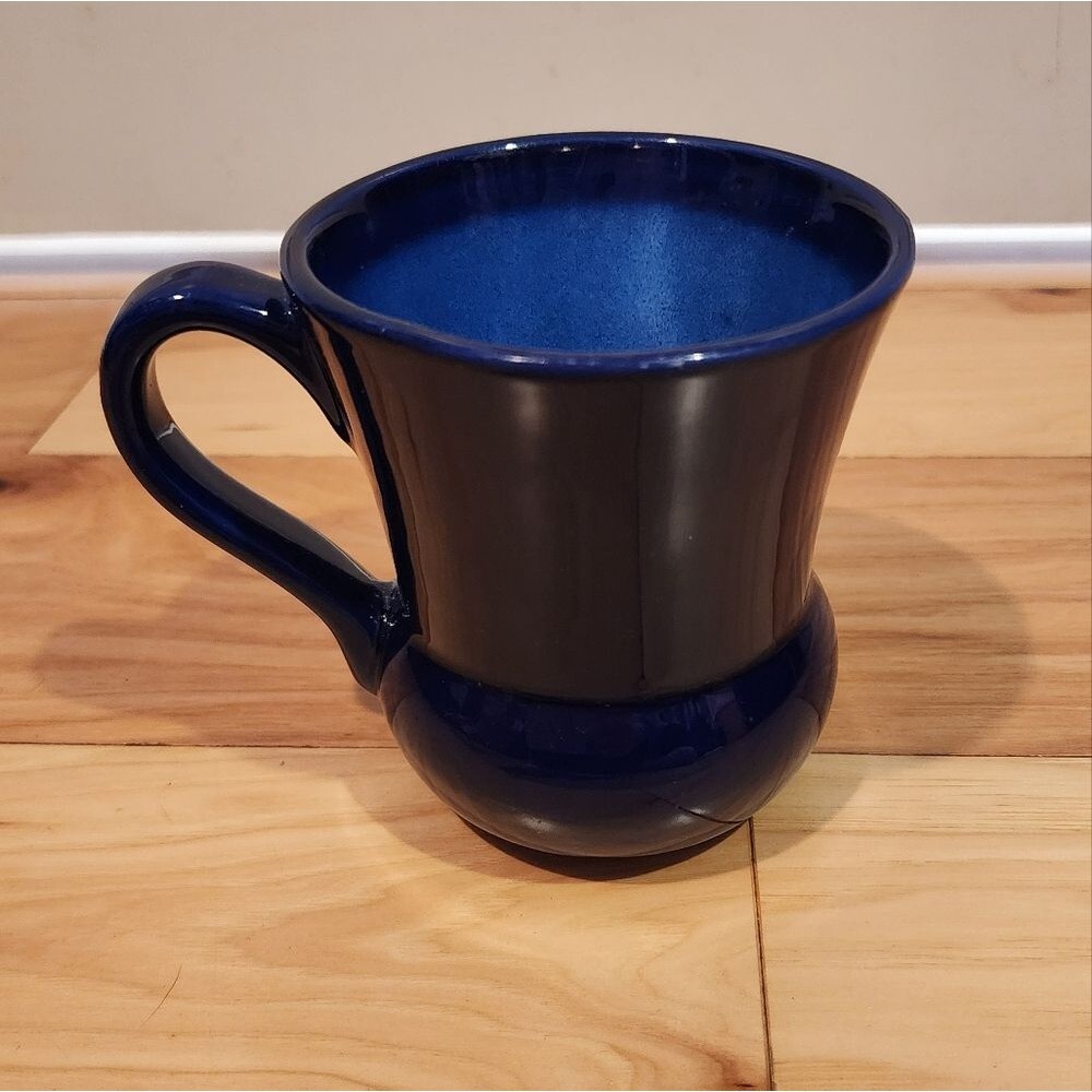 Gibson every day cobalt blue coffee mug